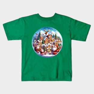 Santa Claus Village Kids T-Shirt